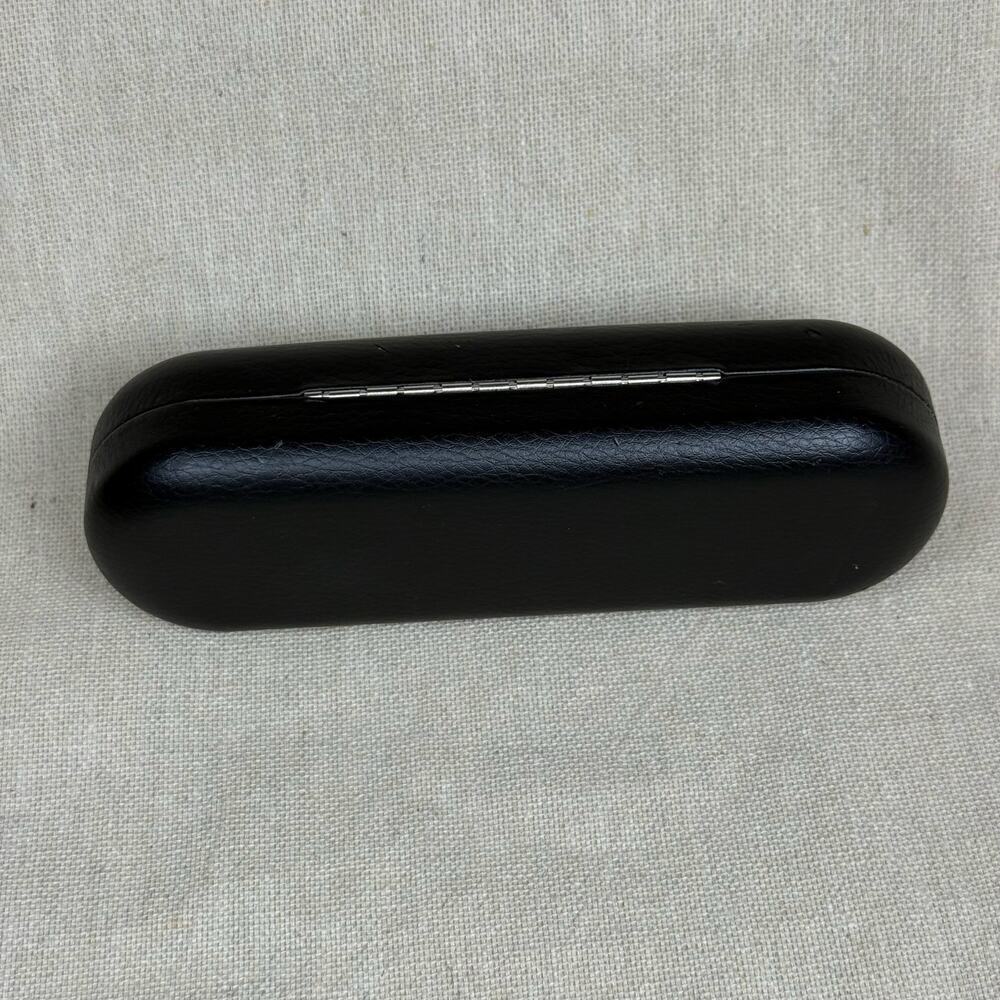 Oakley Hard Shell Eyeglasses Case Black Faux Leather Sunglass Case - Picture 8 of 10